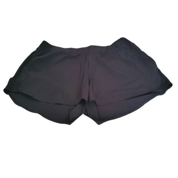 Member's Mark Women's Active Woven Rib Running Shorts Black Size XXL - Picture 5 of 12